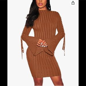 Ribbed Sweater Dress